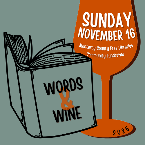 Words & Wine - Raise a Glass for Literacy - logo